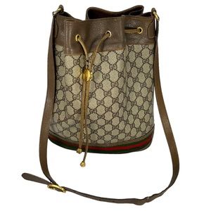 🎉SALE🎉 Gucci Vintage GG Bucket Tote Bag